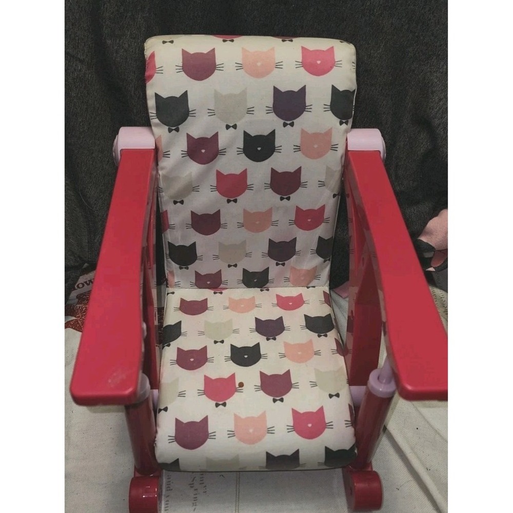 Our Generation Cat Print (2020) Let's Hang Clip-On Chair For 18" American Girl